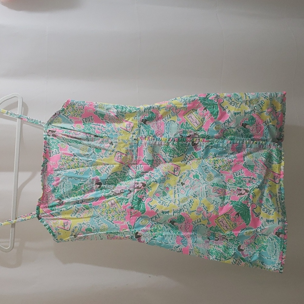 Lilly Pulitzer Jesse Ruffle romper size 10